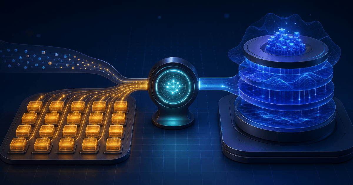 GLM-5.2 versus Ling 3.0 Flash agent-routing illustration with a large indigo planning core assigning bounded tasks to compact amber execution modules